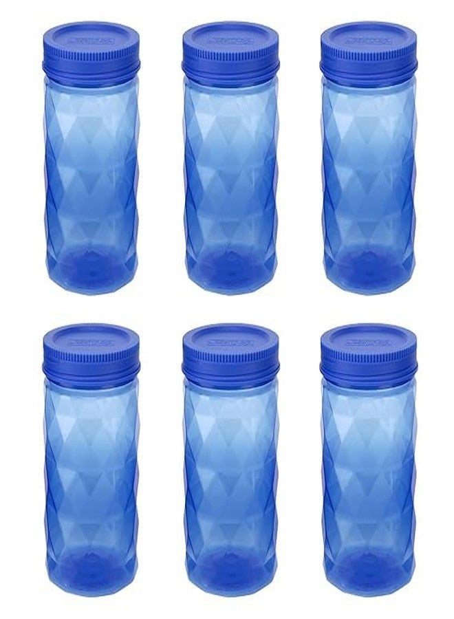 SIMPARTE Twister Jar Barni 680ml Round Container Set of 6 in Blue Color with Airtight Lid for Pantry Storage of Spices, Masala, Pickles, Dry Fruits, Snacks, Herbs, Sugar, Tea & Coffee - Image 3